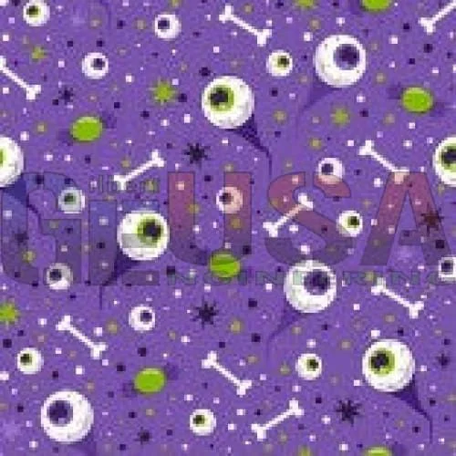 Purple Eyeballs and Bones