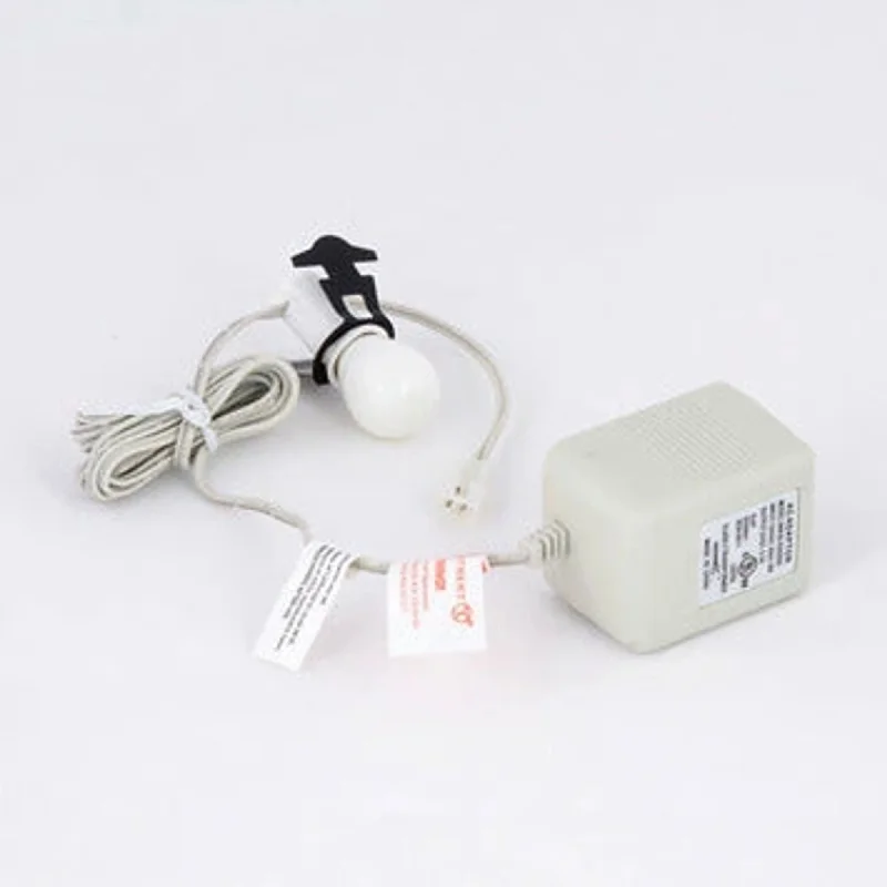 Replacement Adapter 3V DC 500mA white w/ bulb and male aux clip